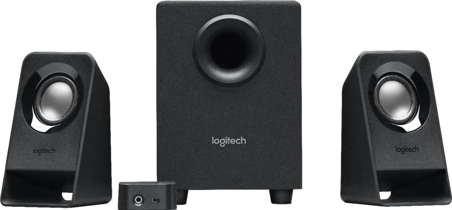 Logitech Multimedia 2.1 Speakers Z213 for PC and Mobile Devices (980-000941) - Black (Renewed)